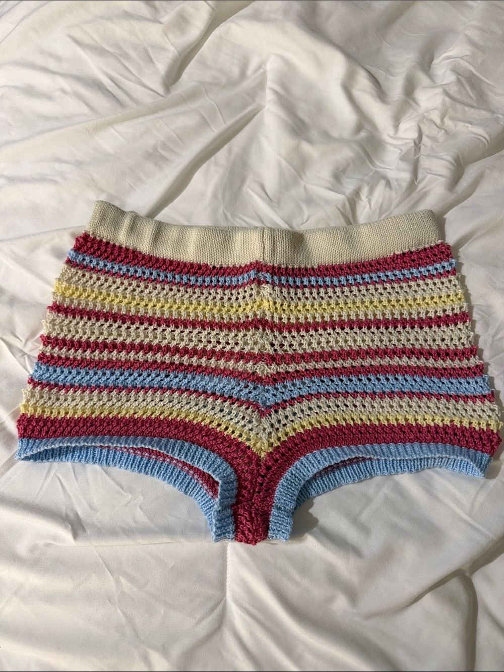 Peppermayo crochet shorts